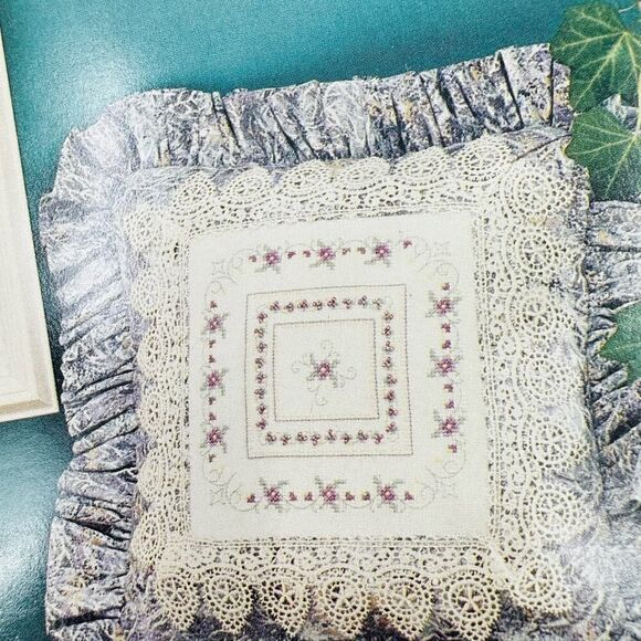 The Sweetheart Tree Cross Stitch Charts GRAPE Arbor Sampler Fleuressence Violets - Picture 7 of 9